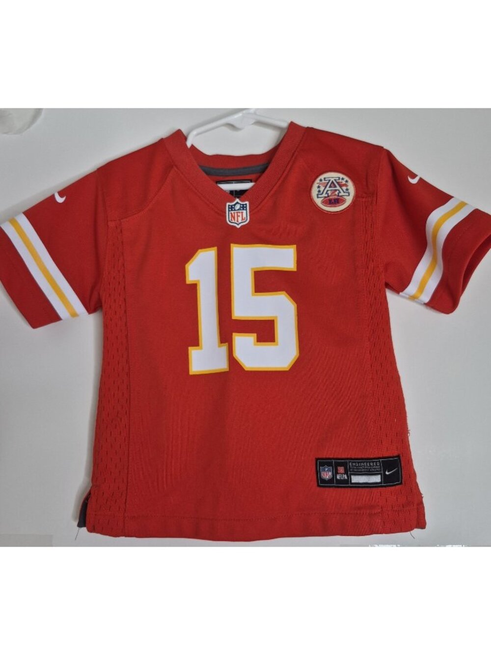 Nike Kansas City Chiefs Patrick Mahomes #15 NFL Football Jersey Infant 24M